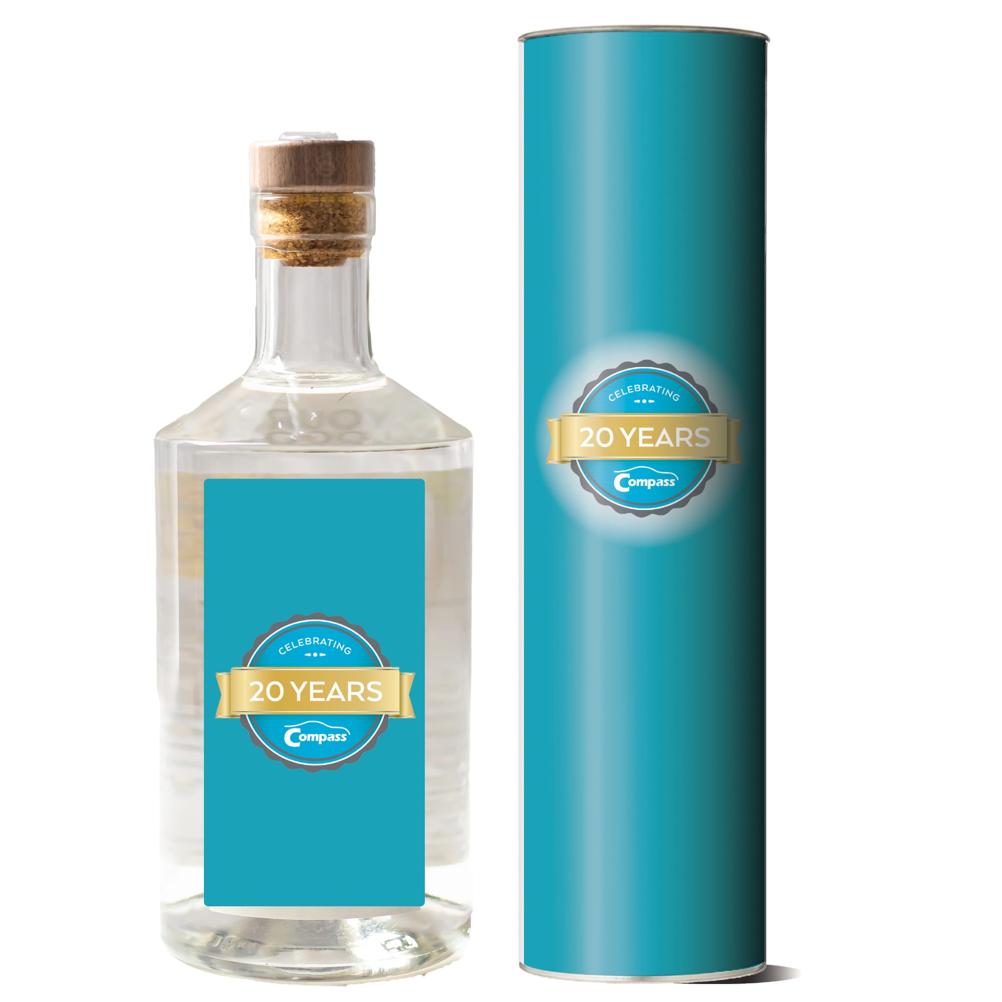 Apollo Bay Distillery Piccolo Gin 200mL Inside Cylinder