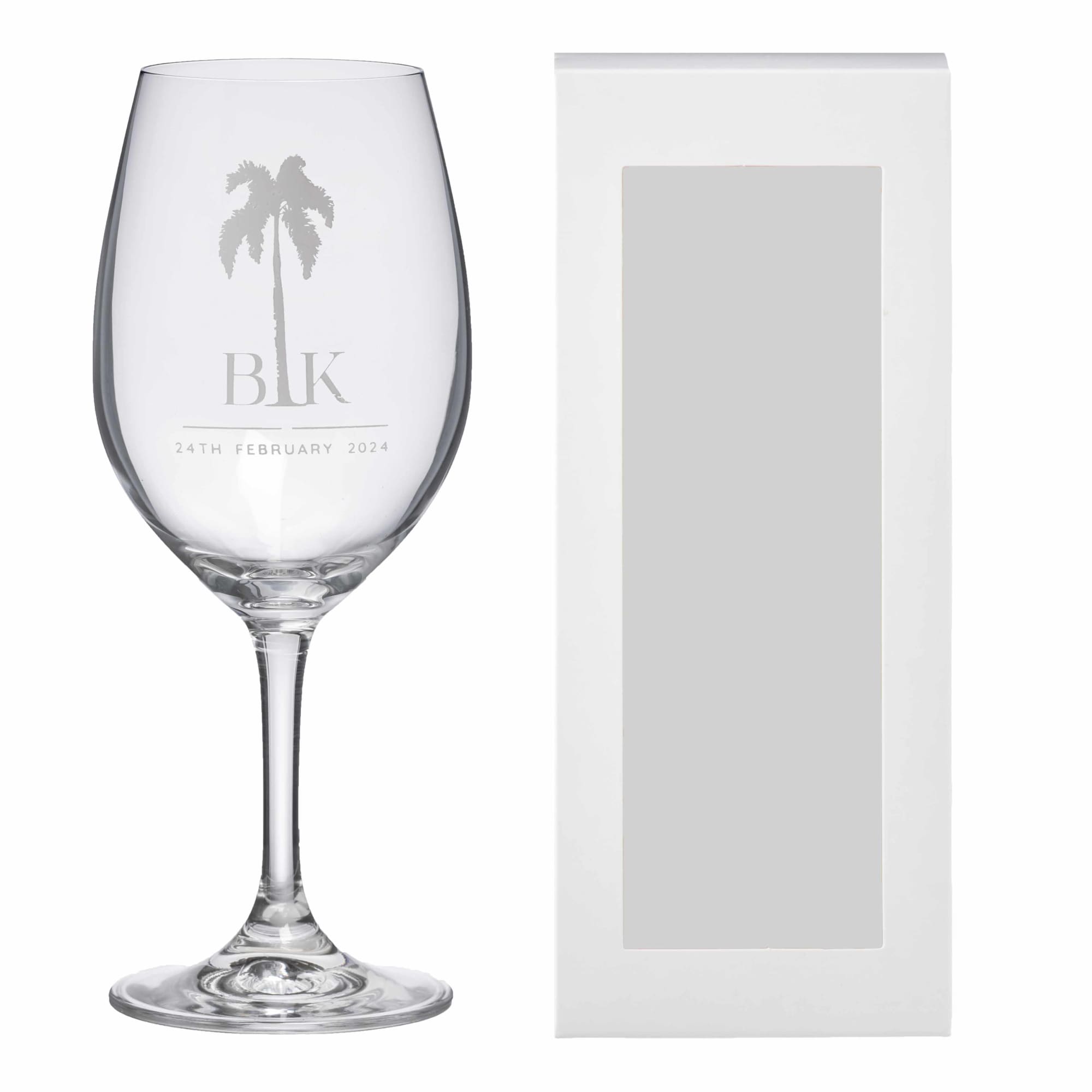 Spiegelau Premium Wine Glass & Gift Box – Optional Printed Glass & Chocolates
