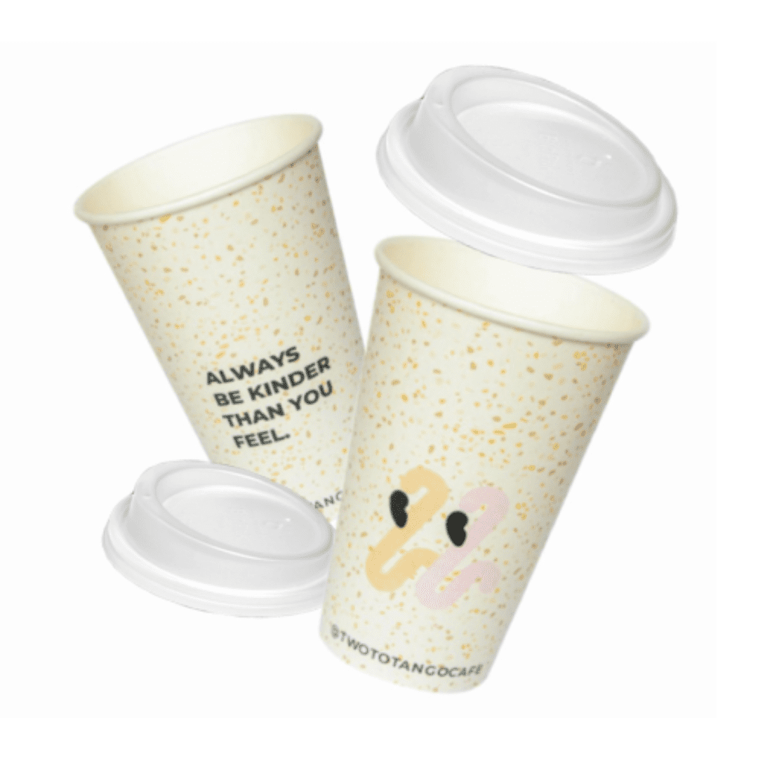 16oz Premium Single Wall Recyclable Customised/Branded Cups