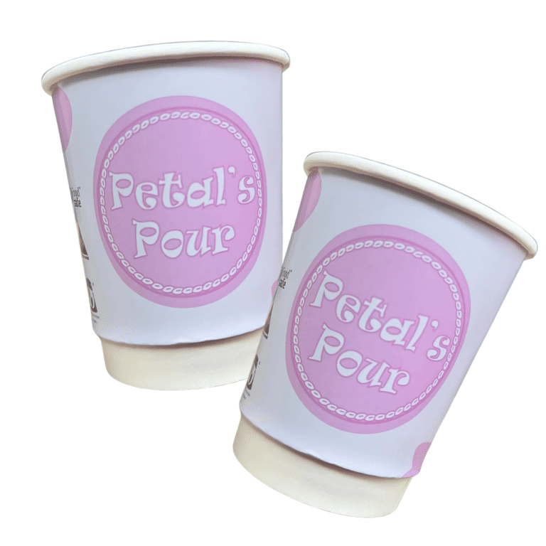 8oz Home Compostable Aqueous Customised/Branded Cups