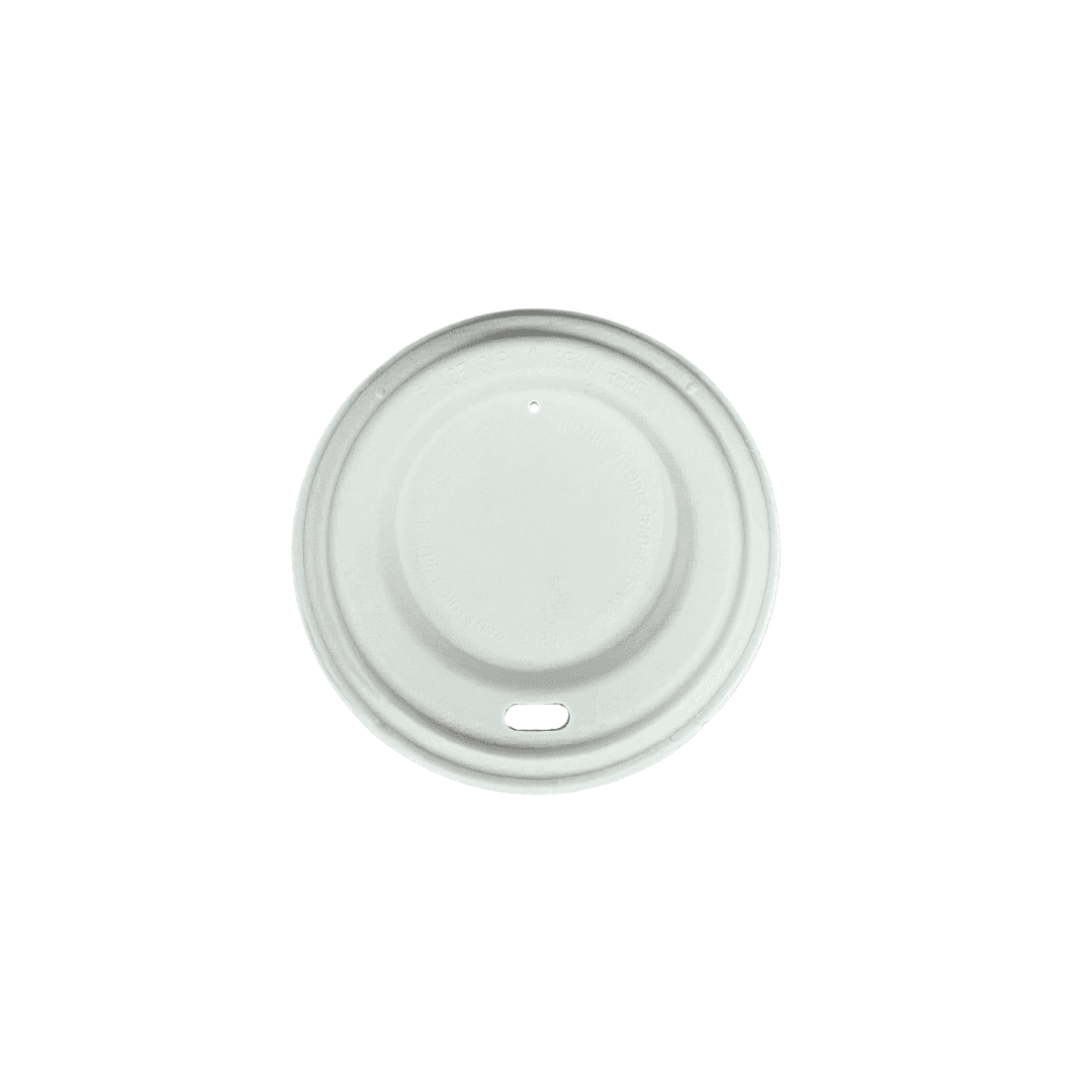 8oz Matching Sugarcane Lids
