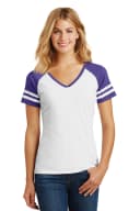 White/ Heathered Purple