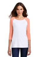 Heather Dusty Peach/ White