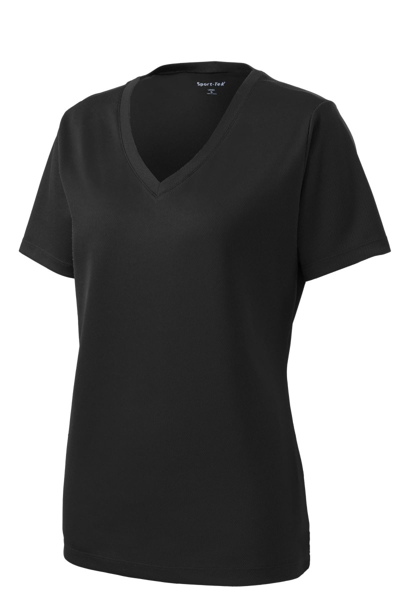 Sport-Tek Women's PosiCharge RacerMesh V-Neck Tee. LST340