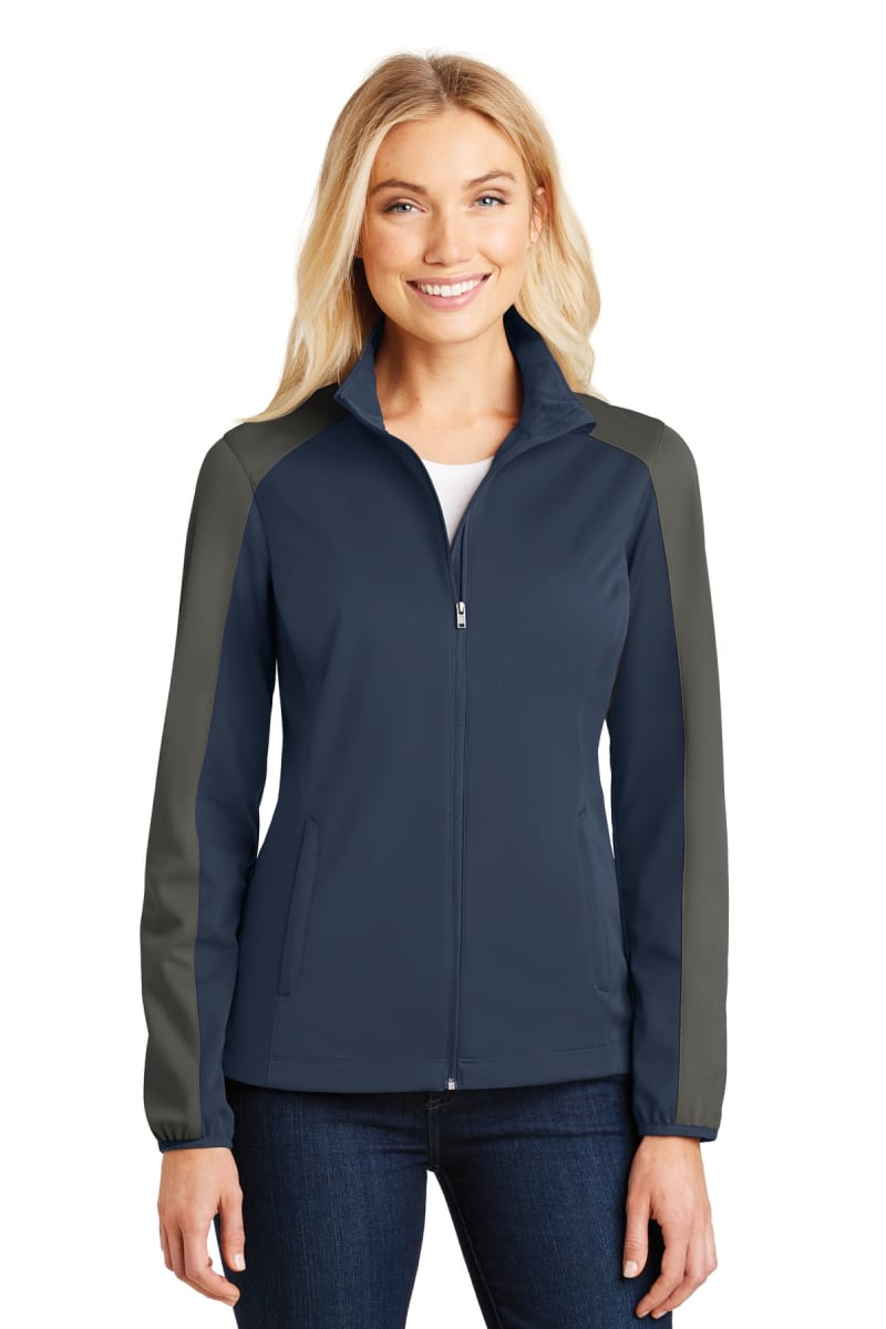 Port Authority Women's Active Colorblock Soft Shell Jacket. L718