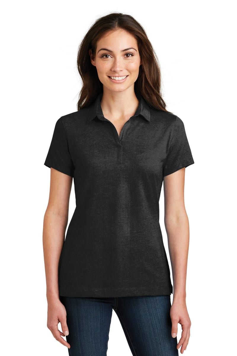 DISCONTINUED Port Authority Ladies Meridian Cotton Blend Polo. L577