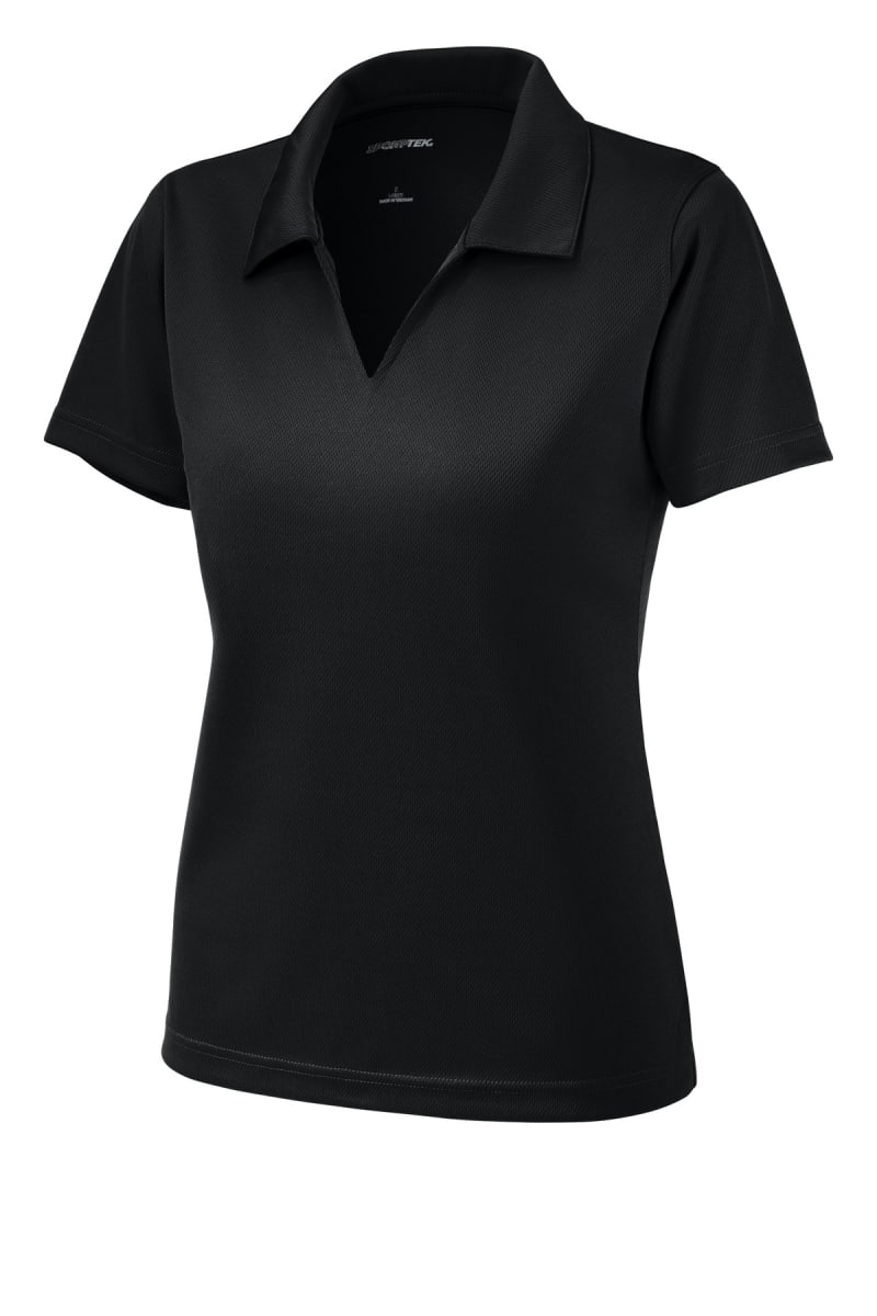 Sport-Tek Women's Dri-Mesh V-Neck Polo. L469