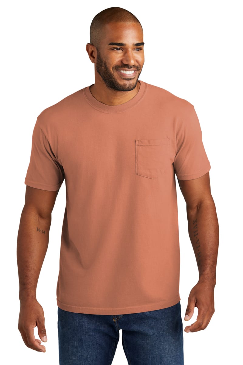 COMFORT COLORS Heavyweight Ring Spun Pocket Tee. 6030