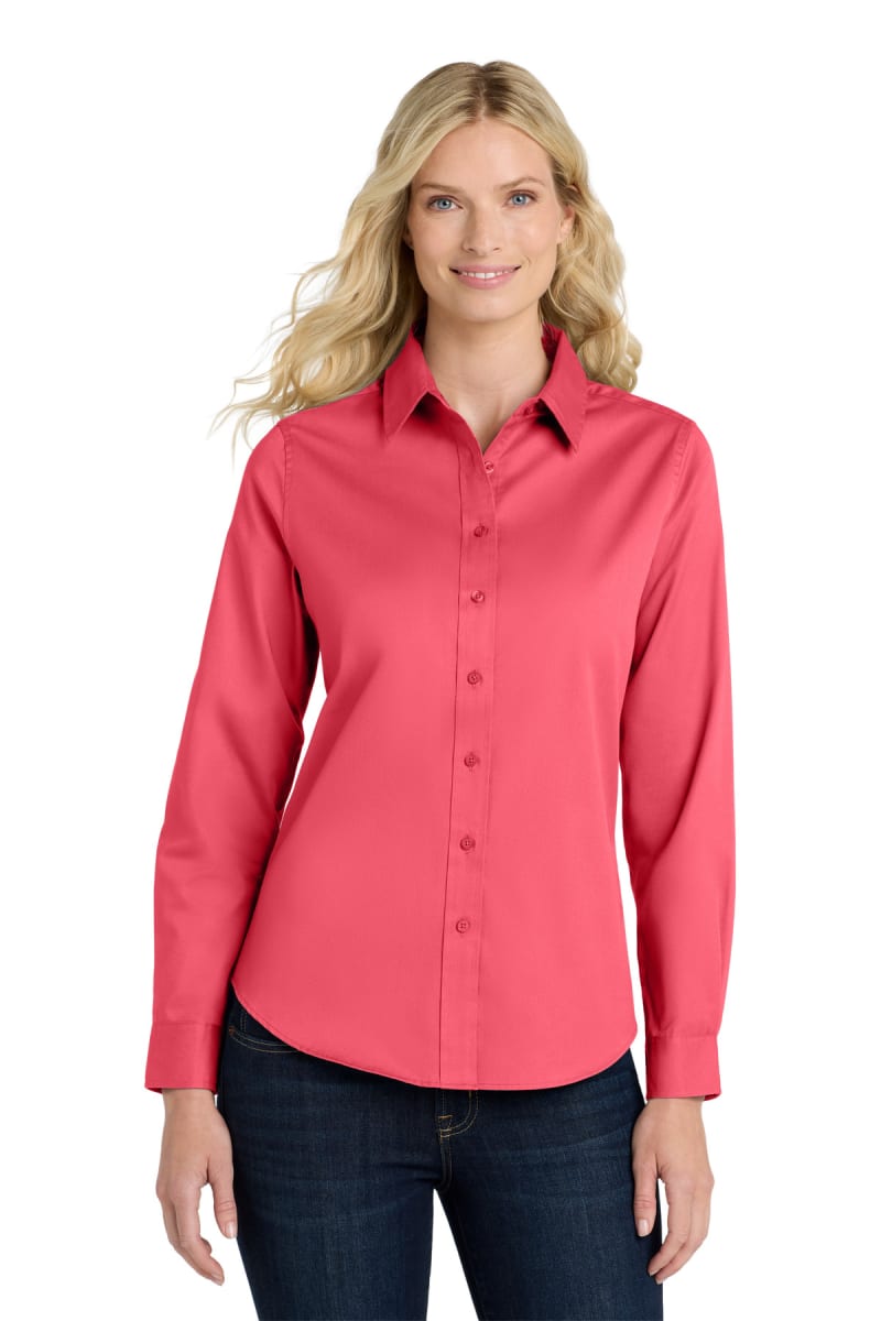 Port Authority Women's Long Sleeve Easy Care Shirt. L608