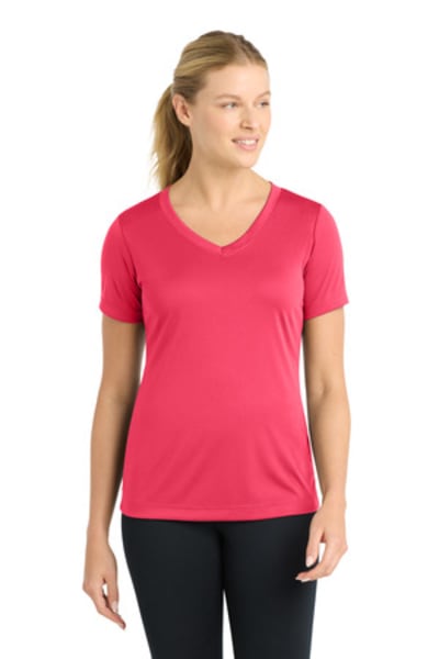 Sport-Tek Women's PosiCharge Competitor V-Neck Tee. LST353