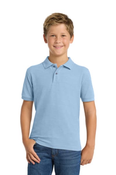 Port Authority Youth Silk Touch Polo. Y500