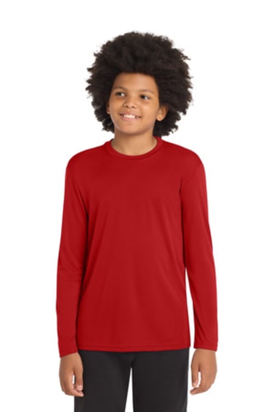 Sport-Tek Youth Long Sleeve PosiCharge Competitor Tee. YST350LS