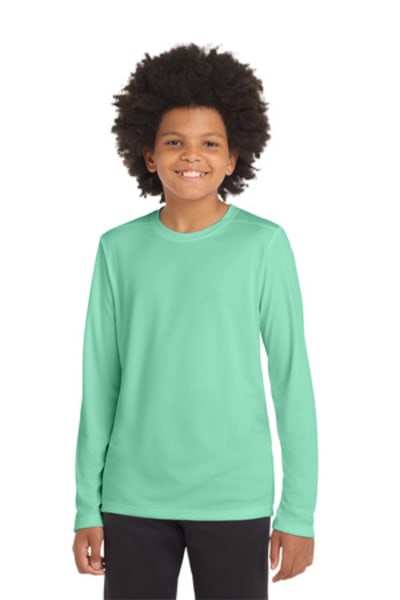 Sport-Tek Youth Posi-UV Pro Long Sleeve Tee. YST420LS