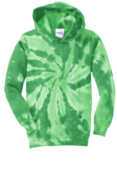 Port & Co Youth Tie-Dye Pullover Hooded Sweatshirt. PC146Y