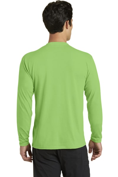 Port & Co Long Sleeve Performance Blend Tee. PC381LS