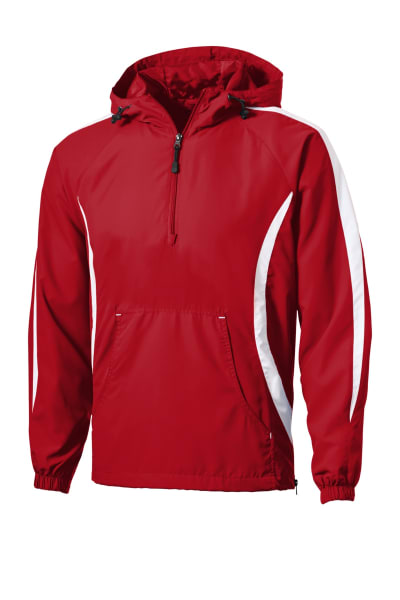 Sport-Tek Colorblock Raglan Anorak. JST63