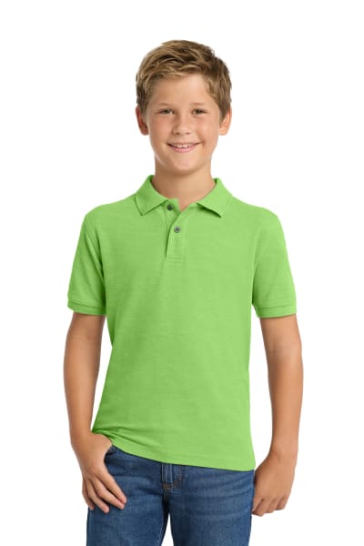 Port Authority Youth Silk Touch Polo. Y500