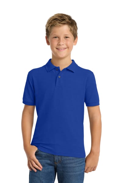 Port Authority Youth Silk Touch Polo. Y500