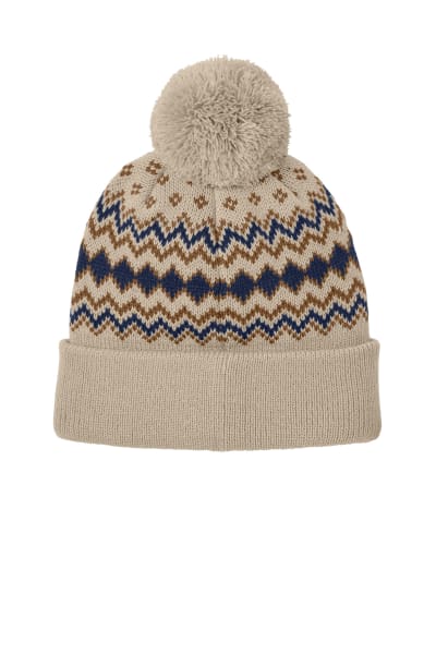 Port Authority Alpine Pom Beanie C991