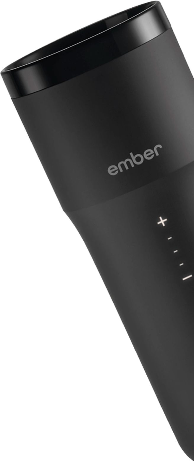 Custom printed ember travel mug with logo Customized ember travel mugs with your logo or branding, we can customize Your mugs with a low 6 piece min. Try our the promogator marketplace for all premium Promotional products and branding.
