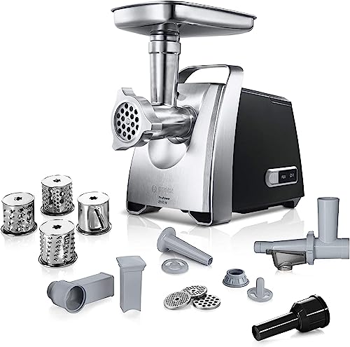 Bosch, Picador de Carne ProPower MFW68660, 2200 W Preto, Cromado