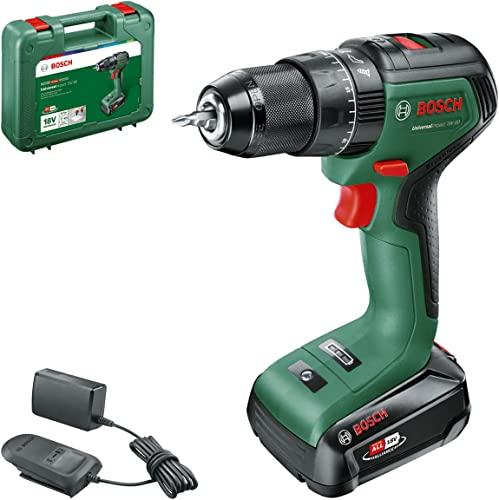 Bosch Broca de Percussão a Bateria Universalimpact 18 V - 60 (1 Bateria de 2,0 Ah, Sistema de 18 V, Em Mala de Transporte)