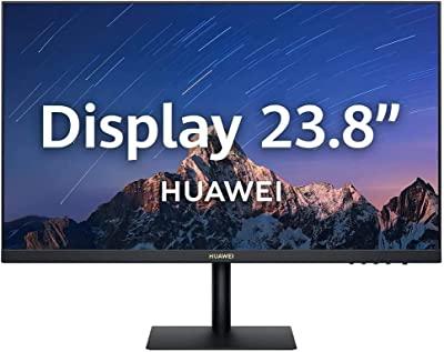 HUAWEI AD80 Monitor FullHD de 23,8" de 60 Hz (1920 x 1080, painel IPS antireflexos, HDMI, VGA, 16:9, Flicker-Free, Low Blue Light, AMD FreeSync), preto