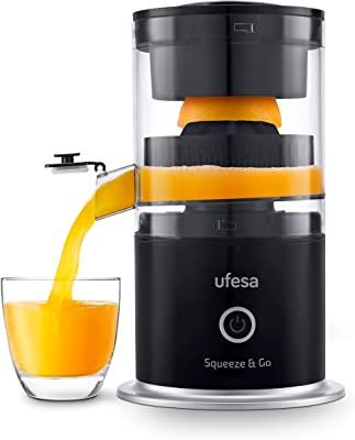Ufesa Squeeze & Go, espremedor sem fios elétrico recarregável, portátil, extrator de nutrientes para frutas multifuncionais