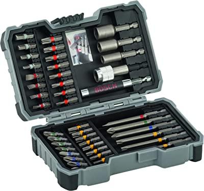 Bosch Professional 43 unidades Conjunto de pontas de aparafusar e chave de copo