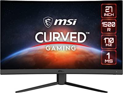 MSI G27C4 E2 – Monitor de Gaming Curvo de 27" (1920 x 1080 FHD, 170 Hz, painel VA, taxa de 16:9...)