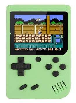 Retro portátil Mini Handheld Video Game Console 8 bits 3.0 Polegada Color LCD Kids Color Game Player Construído em 500 jogos