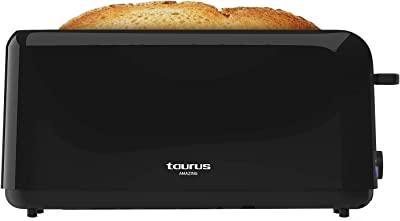 Taurus Amazing TO3000 Torradeira de pão de 1450 W, 2 ranhuras extra longas e extra largas