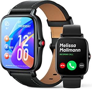 Smartwatch Mulher Homem com Chamada para Android iPhone, 1,69" Relógio inteligente Homem