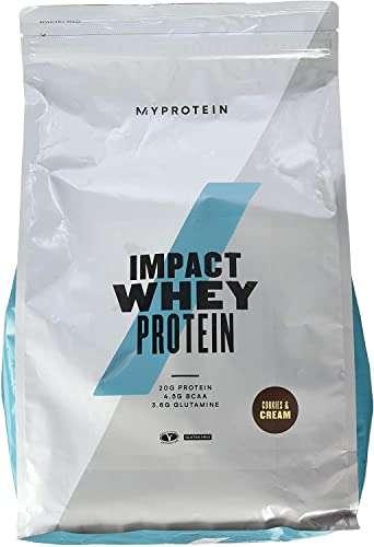 Myprotein Impact Whey Protein 2,5 kg, Biscoitos e Natas