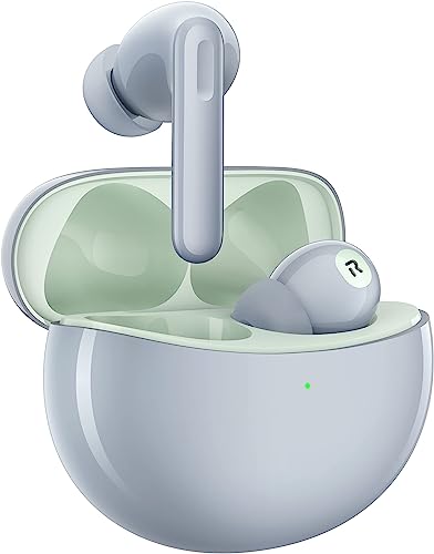 Oppo Enco AIR2 Pro - Auriculares sem Fios, Bluetooth 5.2, Cancelamento de Ruído, Carregamento Rápido, Bateria de Grande Capacidade, Cinzento