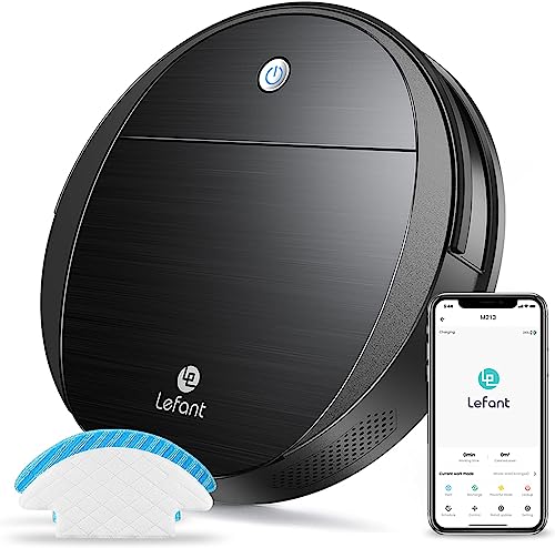 Lefant Robot Aspirador De Pó, Robot Aspirador E Esfregona 2200 Pa, Aspira, Barra, Mopa, Deteta Obstáculos, Escova Para Animais De Estimação, 100 Min De Automonomia
