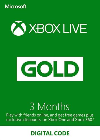 Xbox Live Gold 3 Meses Xbox Live Chave Digital (Global)