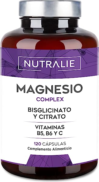 Citrato De Magnésio 1545 Mg Magnésio Bisglicinato 600 Mg, Reduz O Cansaço E A Fadiga, Alivia As Articulações E Músculos, Magnésio Alta Biodisponibilidade, 120 Cápsulas Nutralie