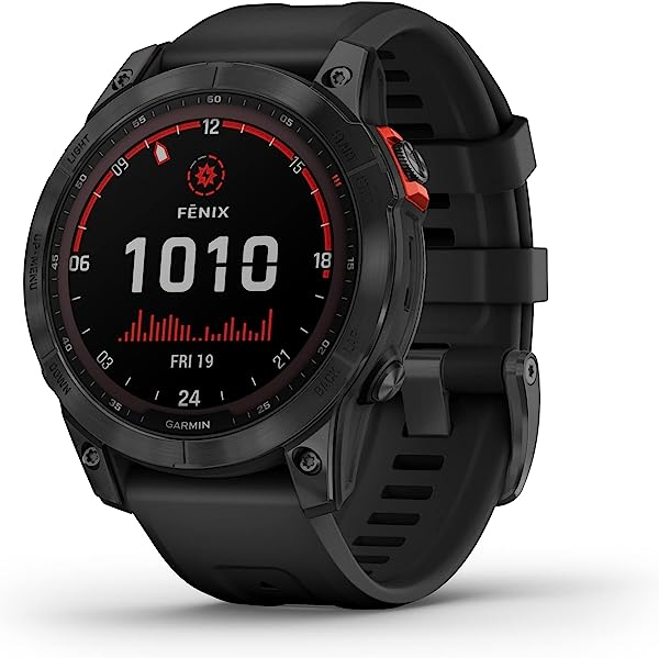 Garmin Fgzrd Nix 7 Solar, Relógio Gps Multidesporto Com Carga Solar, Ecrã Tátil, Frequência Cardíaca, Mapas E Música, Preto