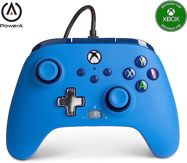 Mando con cable PowerA para Xbox - Azul