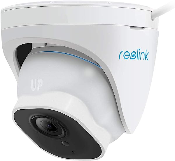 Reolink 5mp Poe Câmara De Vigilância Exterior Com Detecção De Pessoas/veículos Ip Cúpula Câmara De Segurança Ip66 Impermeável, Gravação De áUdio, Com Ranhura Para Cartão Sd