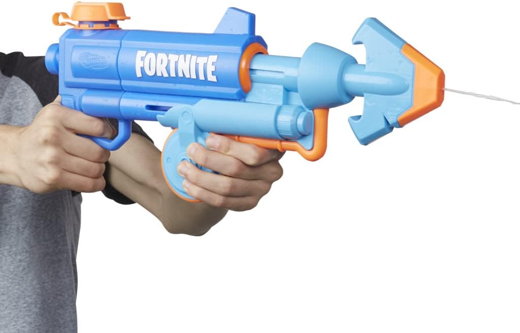 Super Soaker 5010993898794 Nerf Fortnite HG Water Blaster, Pump-action Soakage, Jogos De Verão Ao Ar Livre Para Adolescentes, Adultos, Multi