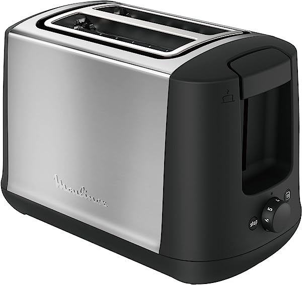 Moulinex Subito Lt340811 Torradeira 2 Ranhuras, Potência 850 W E 7 Configurações / Tempo De Torrefação, Função Stop, Bandeja De Recolha De Migalhas