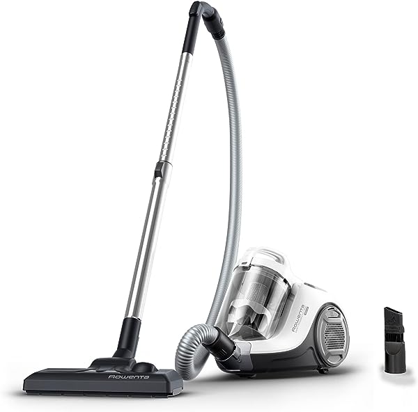 Rowenta Swift Power Cyclonic Classic RO2917 – Aspirador sem saco potente de 750 W, tecnologia ciclónica, cabeça de alto desempenho, filtração de 3 níveis, rádio ação de 7,5 m