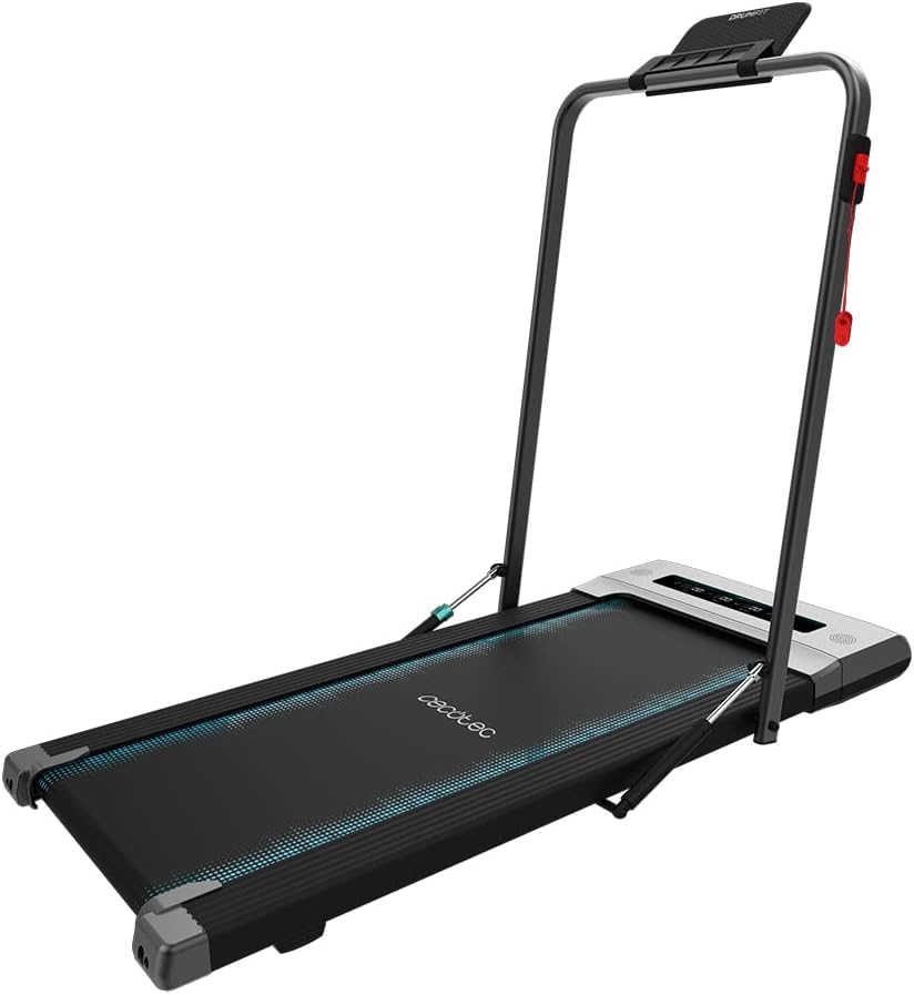 Cecotec Cinta de Andar Eléctrica Plegable RunnerFit Step Black
