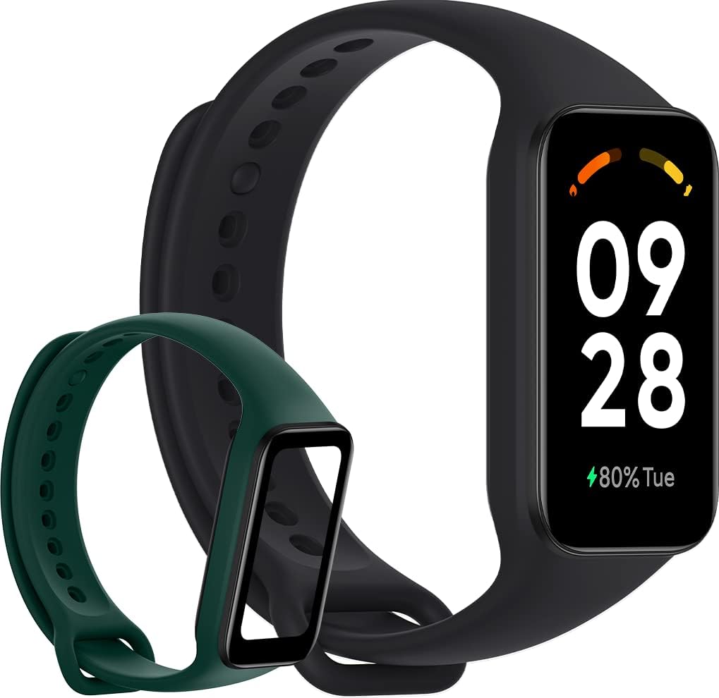Xiaomi Redmi Smart Band, Preto, Smart Band 2 Correia Verde