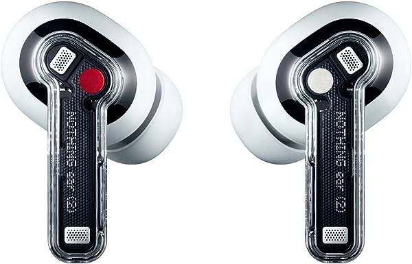 Nothing Ear (2) Auriculares Sem Fios Com Cancelamento de Ruído Ativo, áudio Hi-Res, Conexão Dupla, Potente Driver Personalizado de 11,6 mm