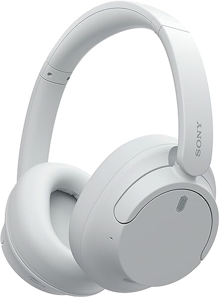 Sony WH-CH720N Auriculares Sem Fios Bluetooth com Noise Cancelling, Até 35 Horas De Automonomia e Carregamento Rápido, Branco
