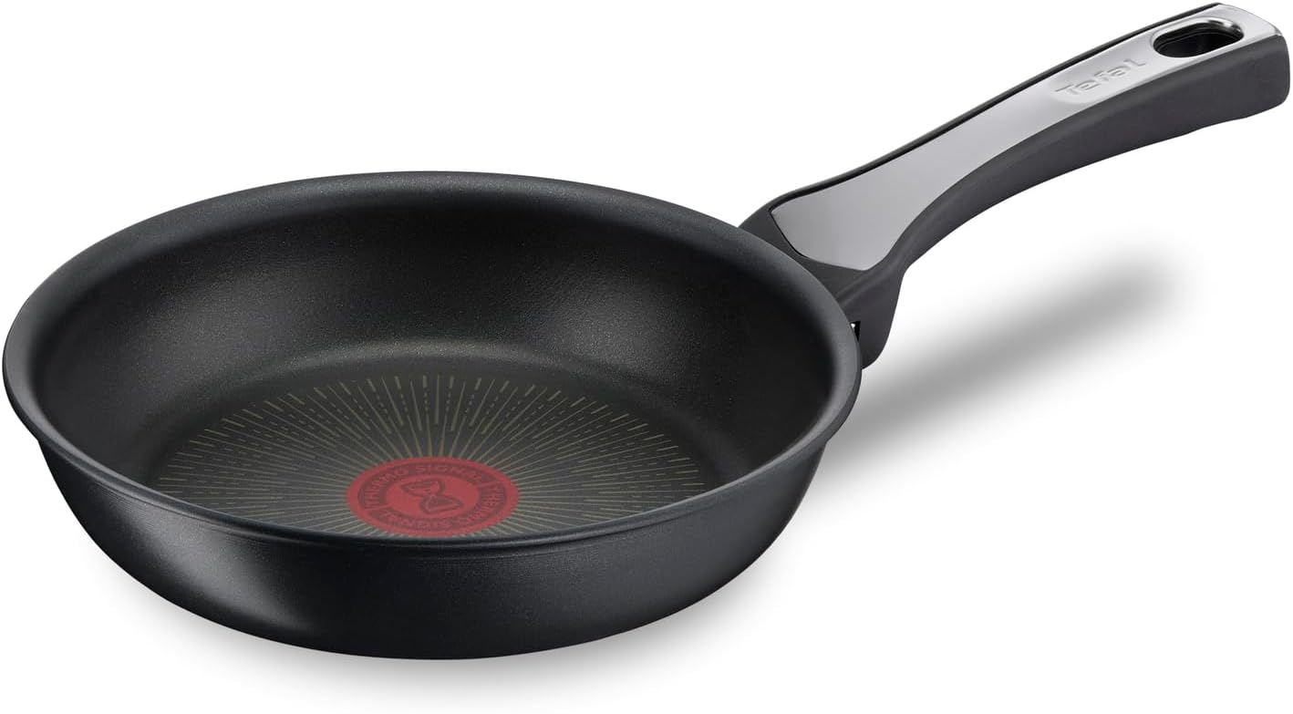 Tefal Unlimited on Frigideira 20 cm com Revestimento Resistente, Sinal Térmico, Adequado Para Gás, Vitrocerâmica, Elétricas e Indução, Adequado para Forno Até 175º, Forma Profunda