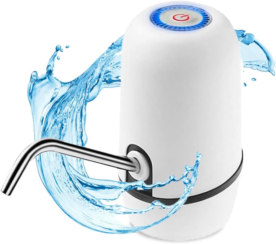 Nk Dispensador de água, Dispensador Automático, Carregamento USB, Doseador de Aço, Sem Bpa, água Fria, 1200 mAh, Transportável, Para Garrafas e Garrafas